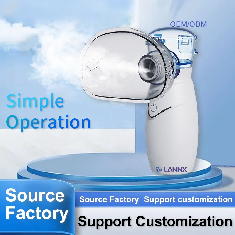 Lannx Dr Ne03 New Design Handheld Mesh Nebulizer Medical Equipment Portable Nebulizers Healthcare Product Electric Nebulizador