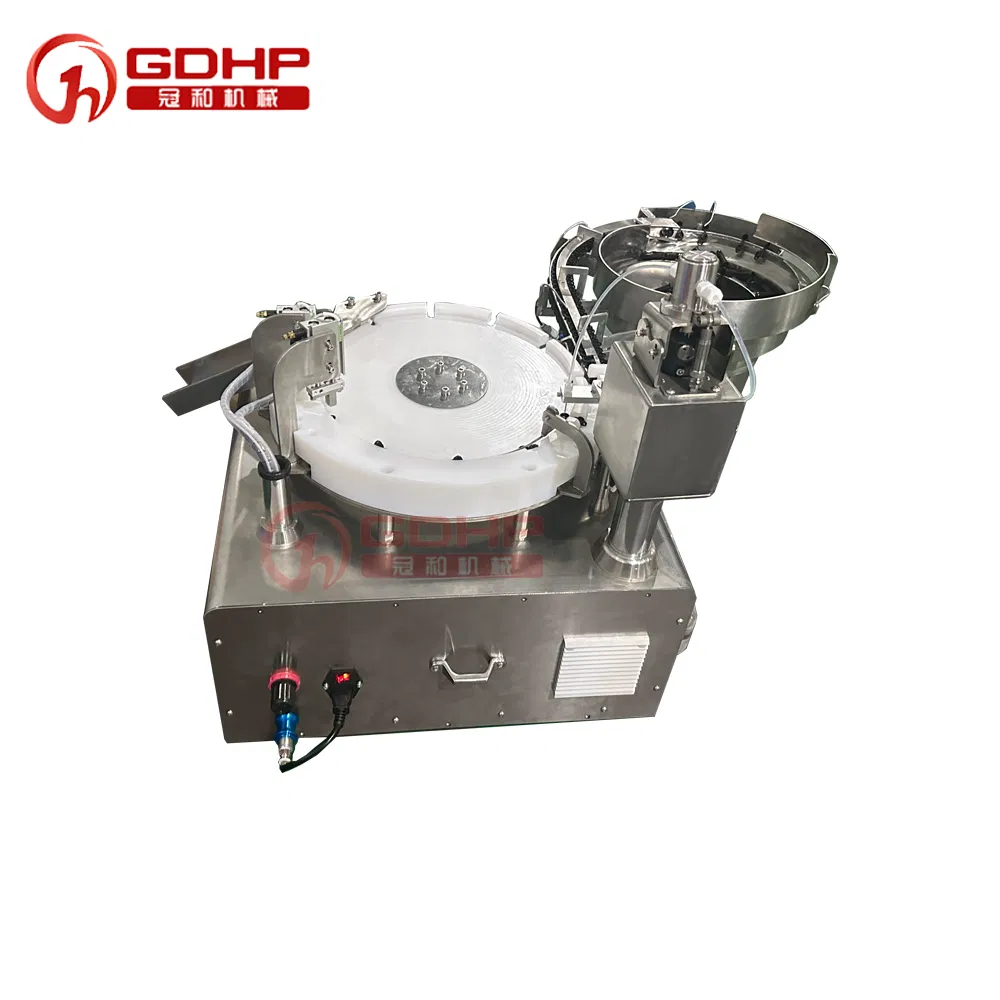 Automatic in Vitro Diagnostic Antigen Reagents 0.1ml- 1ml Vail Bottle Tube Liquid Peristaltic Pump Filling Capping Packaging Sealing Machine