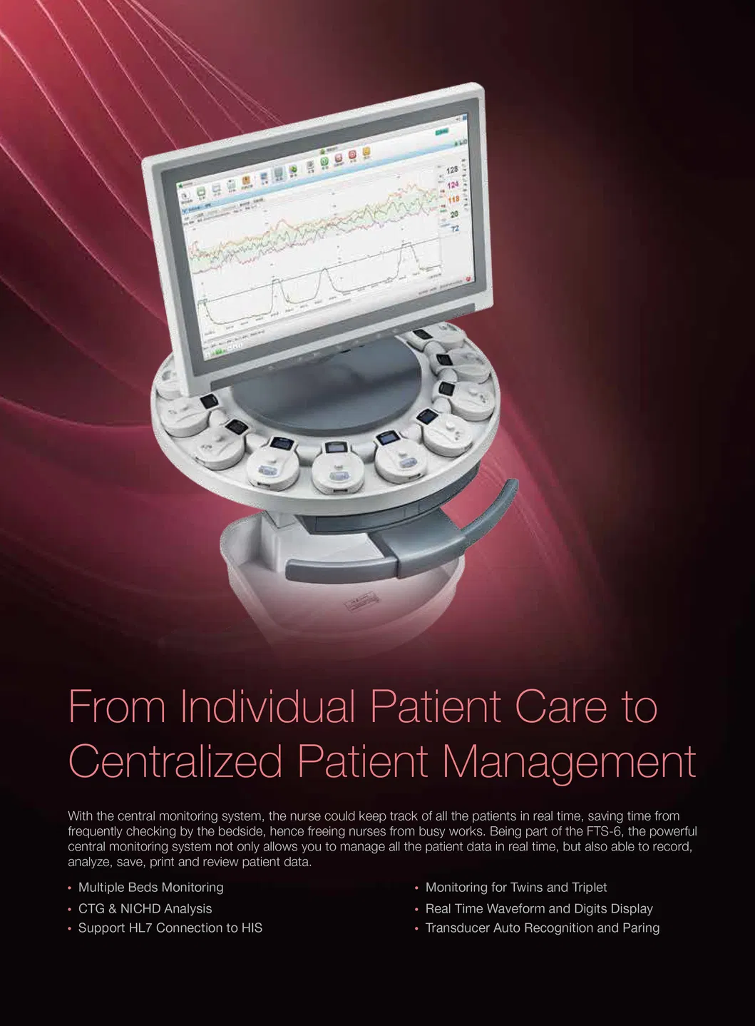 Fetal Monitoring Probe Display