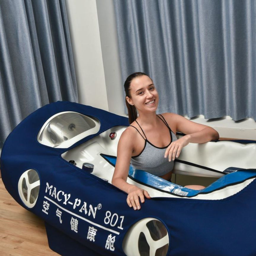 Macy Pan 801 Affordable Soft Shell Portable Hyperbaric Oxygen Hbot Therapy Sitting Sleeping Diving Capsule for Home/SPA/Athletes/Healthcare for Sale