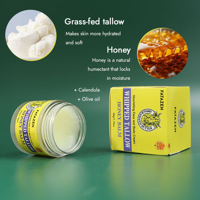 Wholesale Best Price Skincare Balm Grass Fed Beef Tallow Cream Natural Beef Tallow Honey Balm Moisturize Skin Care Product