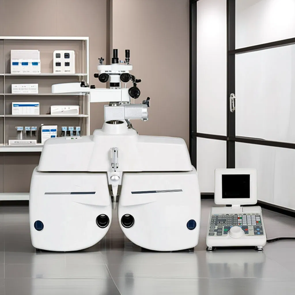 Auto Phoropter Ophthalmic Equipment with Refractometer Function Durable Metal Construction