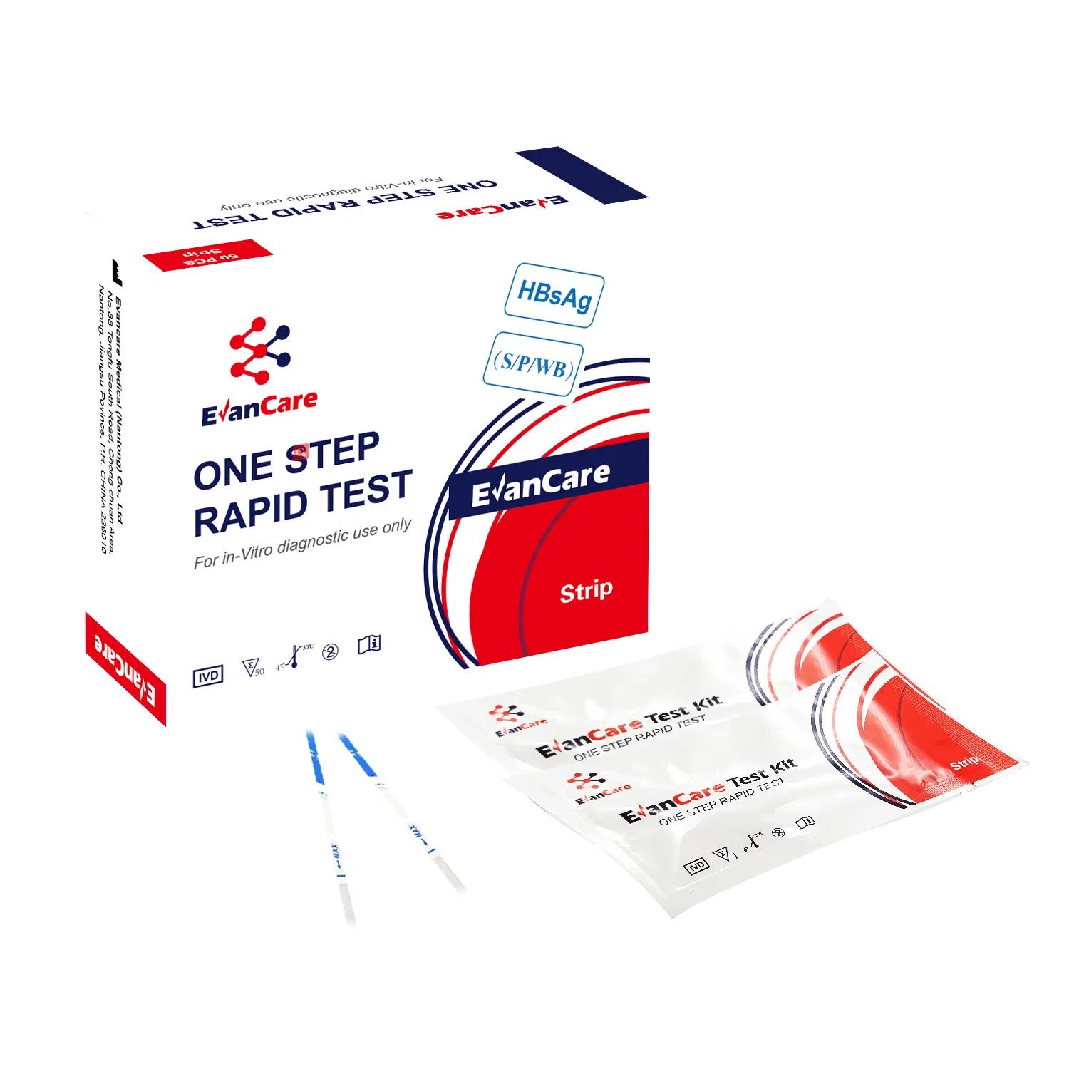 Evancare in Vitro Diagnostic Test Kit Hbsag, Hbeag, HBsAb, Hbeab, Hbcab Test Kit Test with Wholesale Price