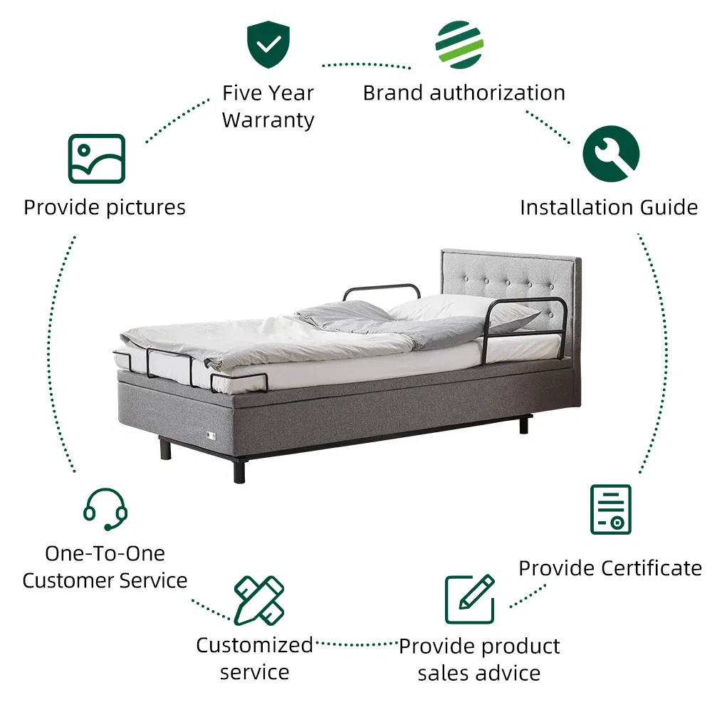 Modern Hospital Bed for Home Electrical Nursing Bed Nursing Home Medical Home Care Bed for Elderly