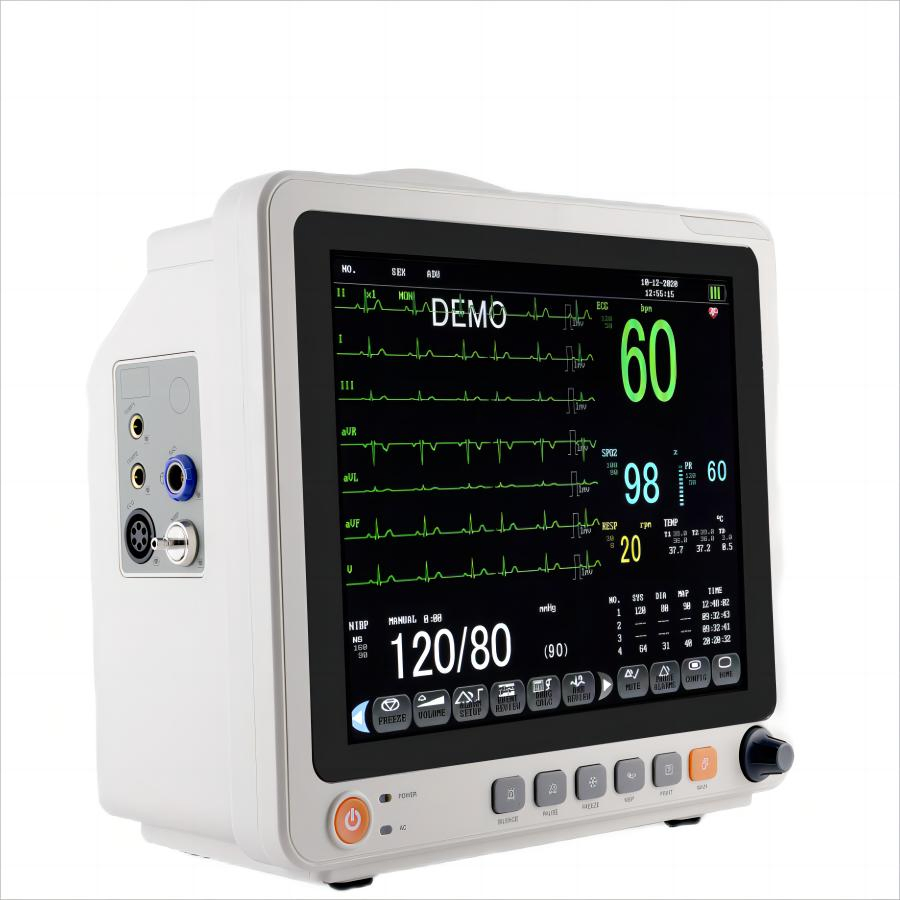 Hospital 12.1-Inch Touch Screen Multi-Parameter ICU Patient Monitoring Systems
