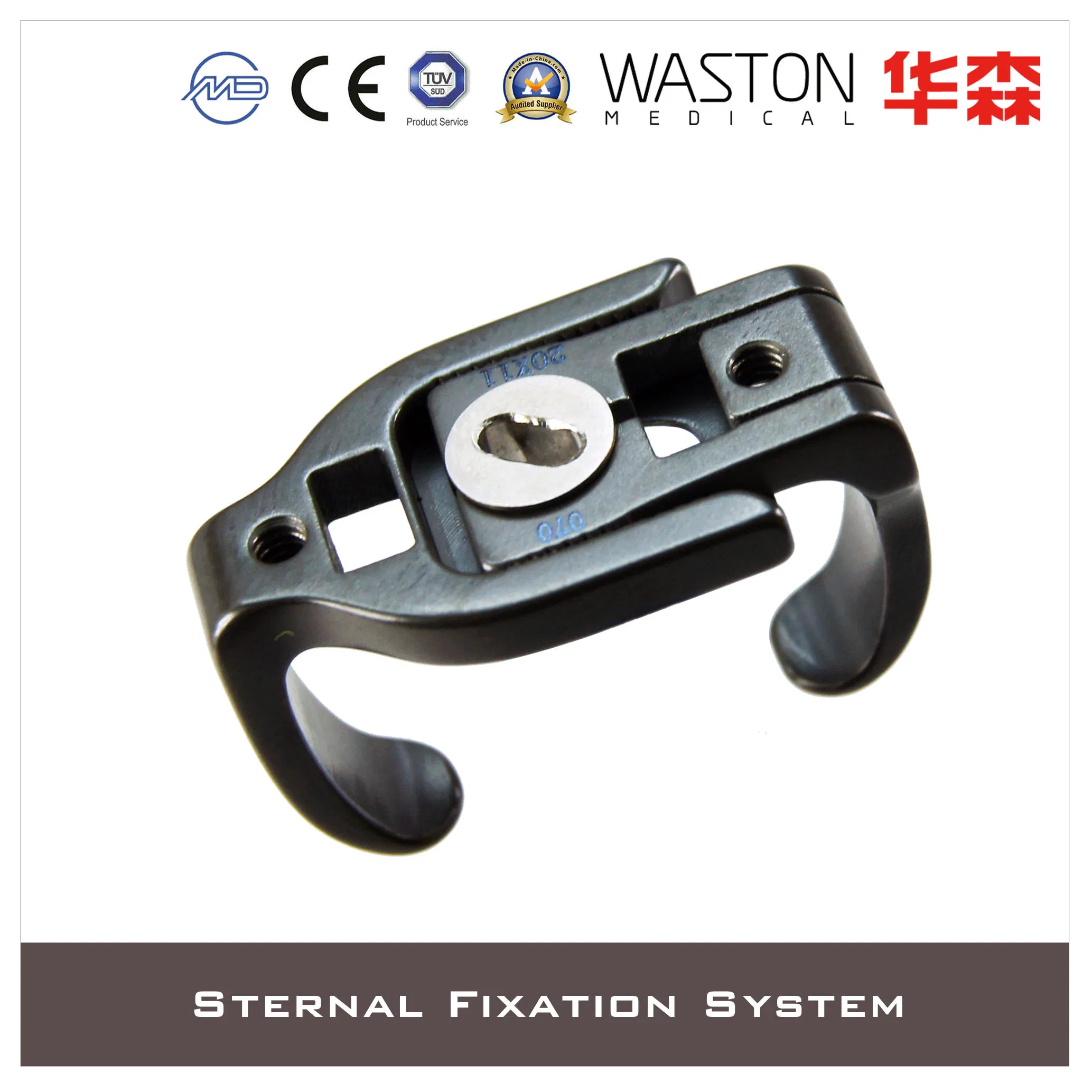 Sternal Closuare System, Sternalink, Itanium Alloy, Orthopedic Implant, Trauma, Surgical, Medical Instrument Set, with CE/ISO/FDA, Small Fragment, Large Fragmen