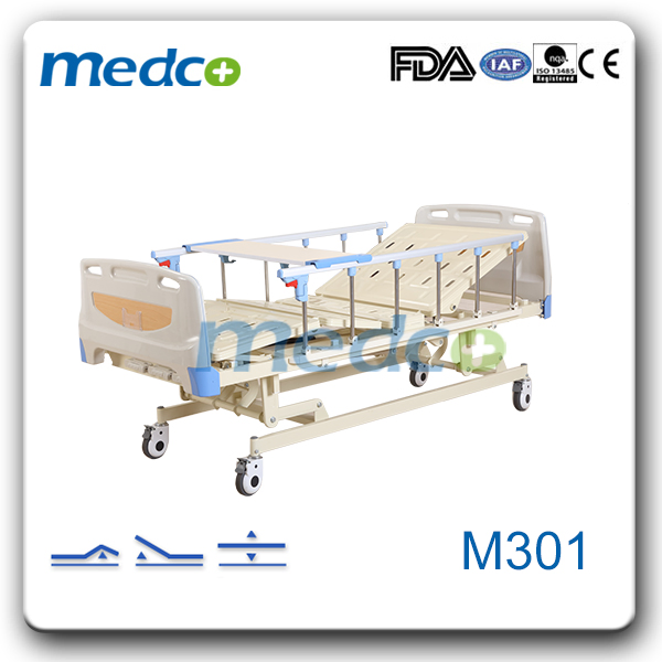 5 Function Electric Adjustable Nursing Equipment Medical Furniture Clinic ICU Patient Hospital Bed