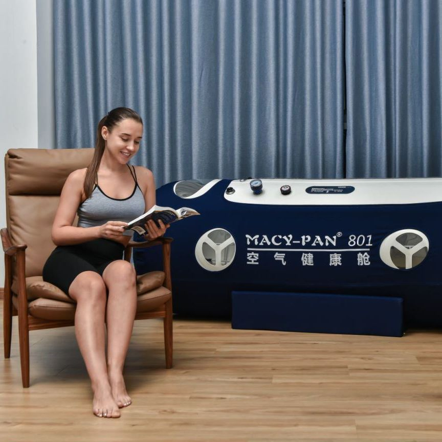 Macy Pan 801 Affordable Soft Shell Portable Hyperbaric Oxygen Hbot Therapy Sitting Sleeping Diving Capsule for Home/SPA/Athletes/Healthcare for Sale