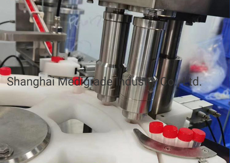 Nucleic Acid Test Cell Storaging Solution Tube Filling Capping and Labeling Machine