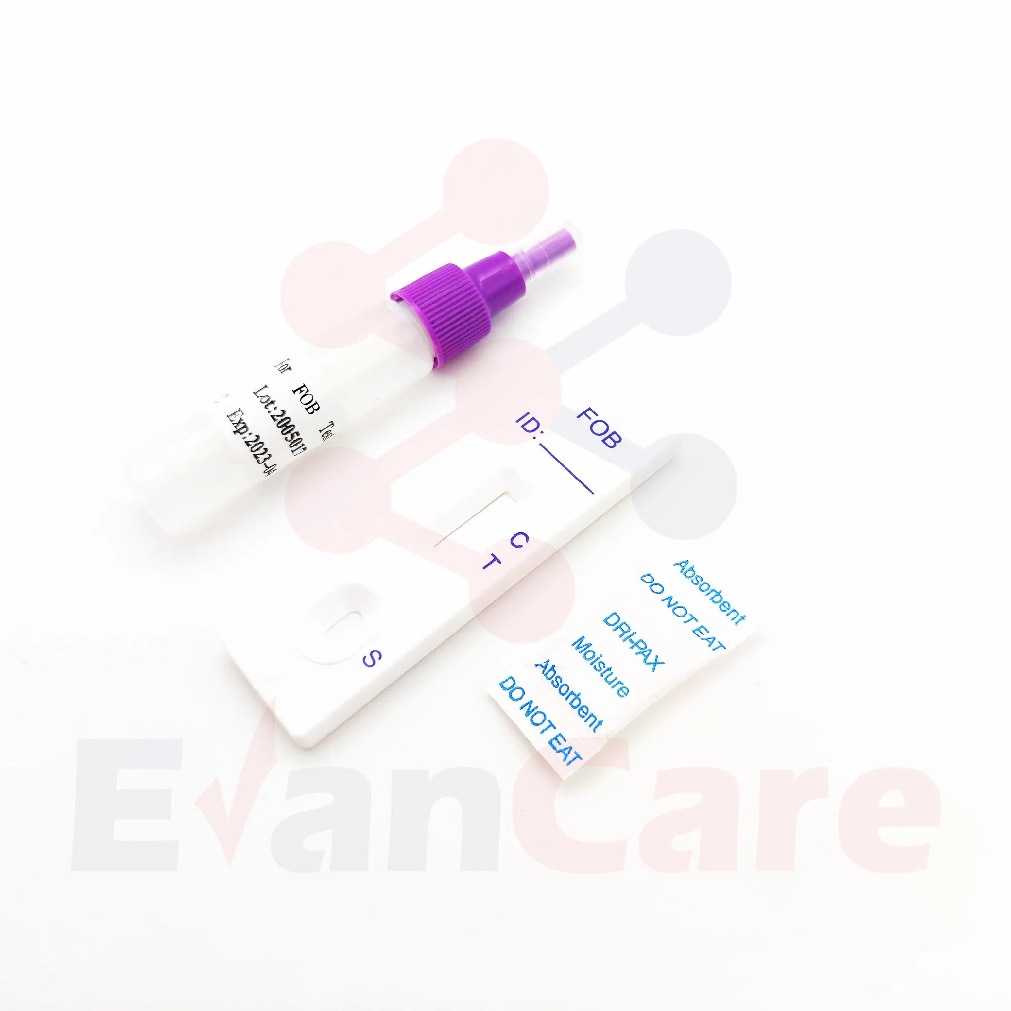 Evancare Fob Rapid Diagnostic Feces Test Kit Tumor Marker Fecal Occult Blood Test Equipment