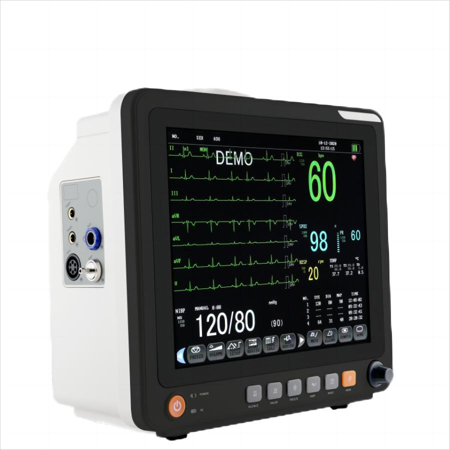 Hospital 12.1-Inch Touch Screen Multi-Parameter ICU Patient Monitoring Systems