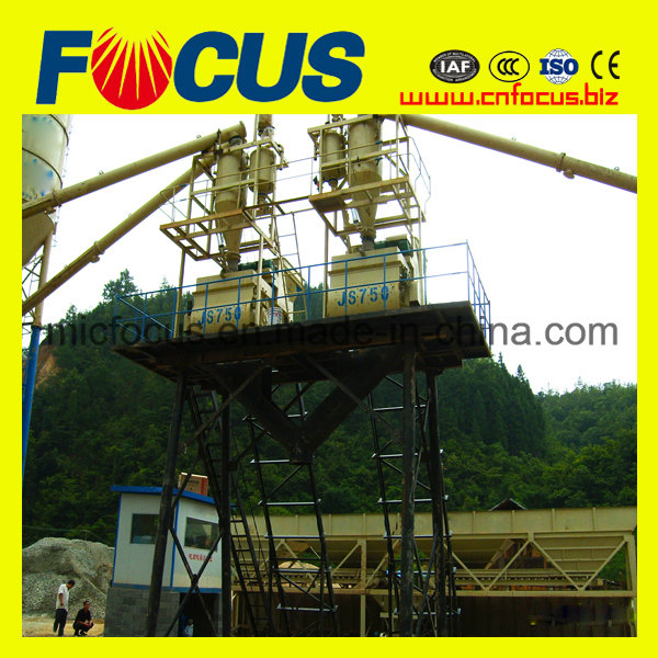 Modular Concrete Mixing Plant, Hzs35 Lift Hopper Concrete Batching Plant