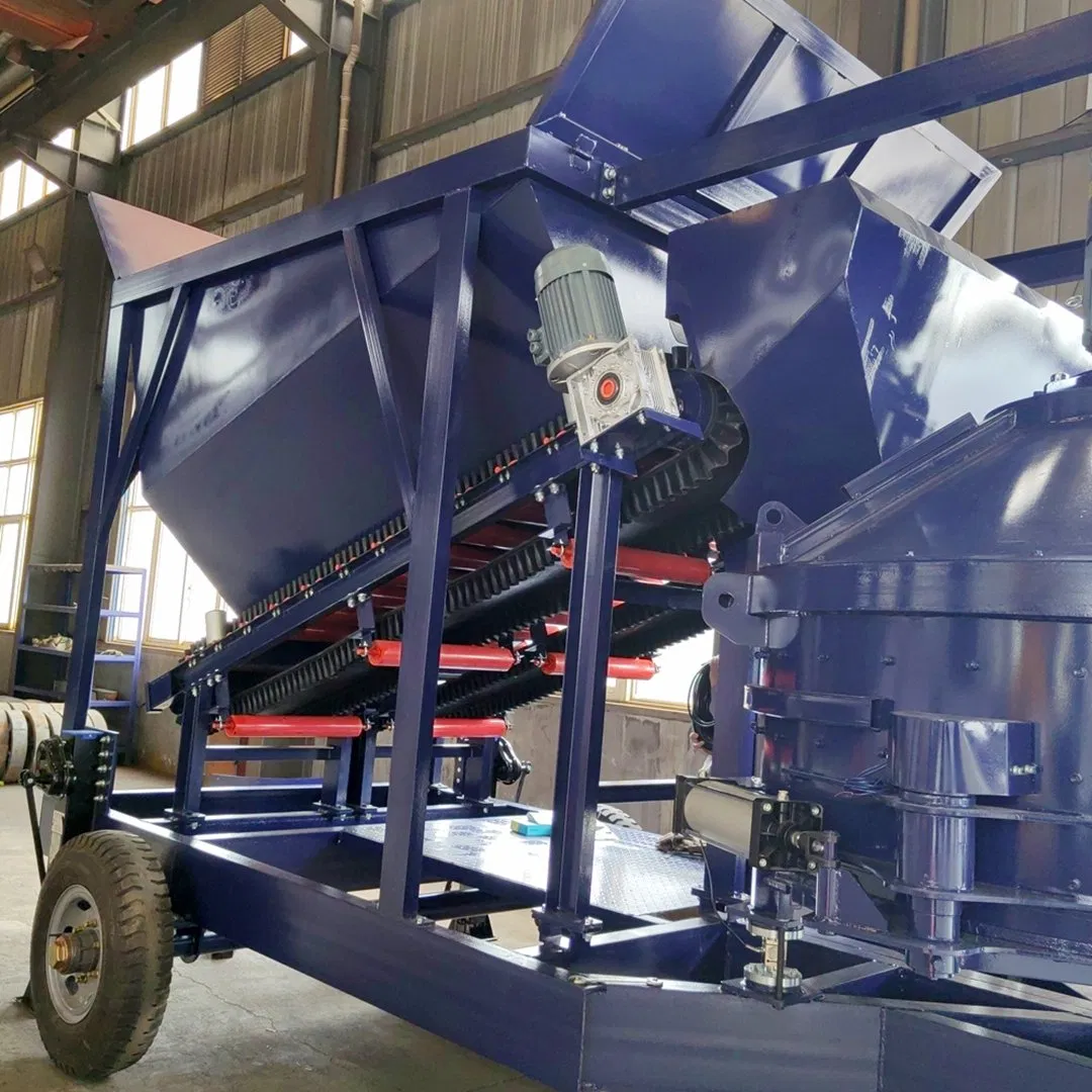 Yhzs25c/35/50 Mobile Compact Concrete Plant Concrete Mixer Wet Batching Plant for Building Work with Quik Install