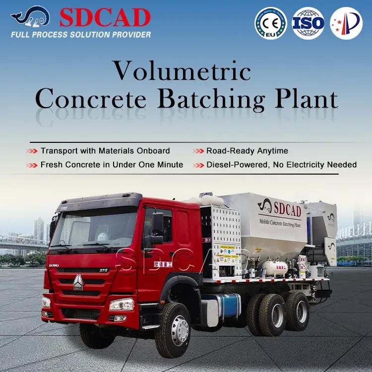 Volumetric Concrete Batching Plant
