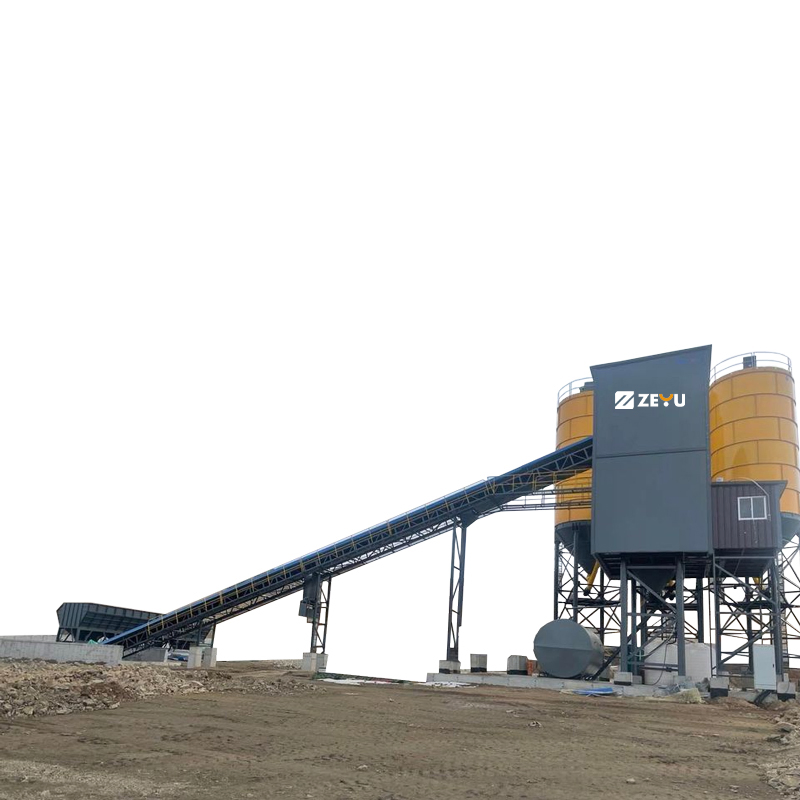High Capacity Concrete Mixing Plant for Continuous Production