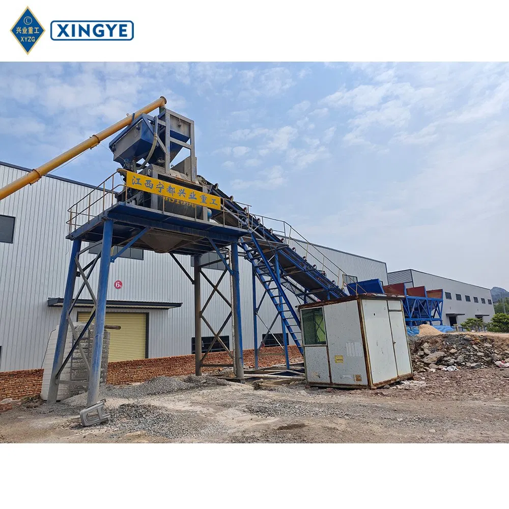 Effortless Setup 90 Hzs Concrete Mixing Plant with Integrated Cement Silo