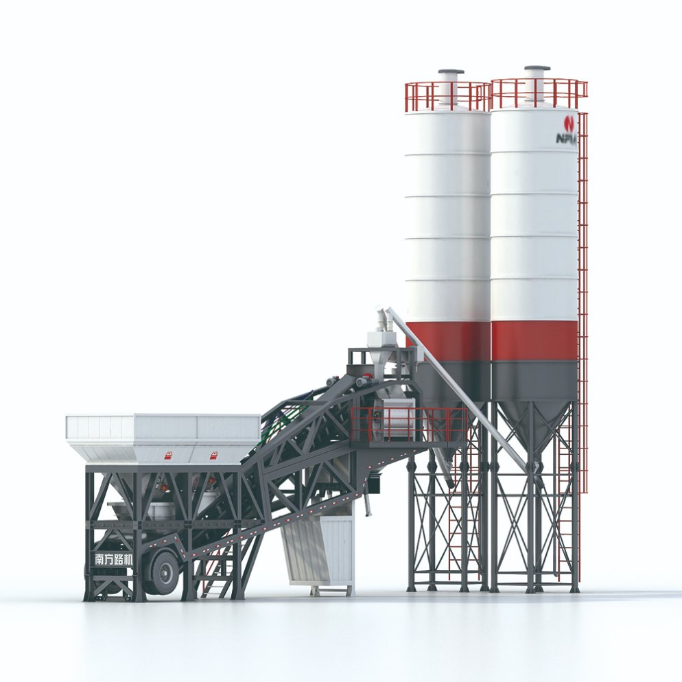 Drum Mixer Portable Concrete Mixing Plant Jzm50 Mobile Concrete Plant for Sale