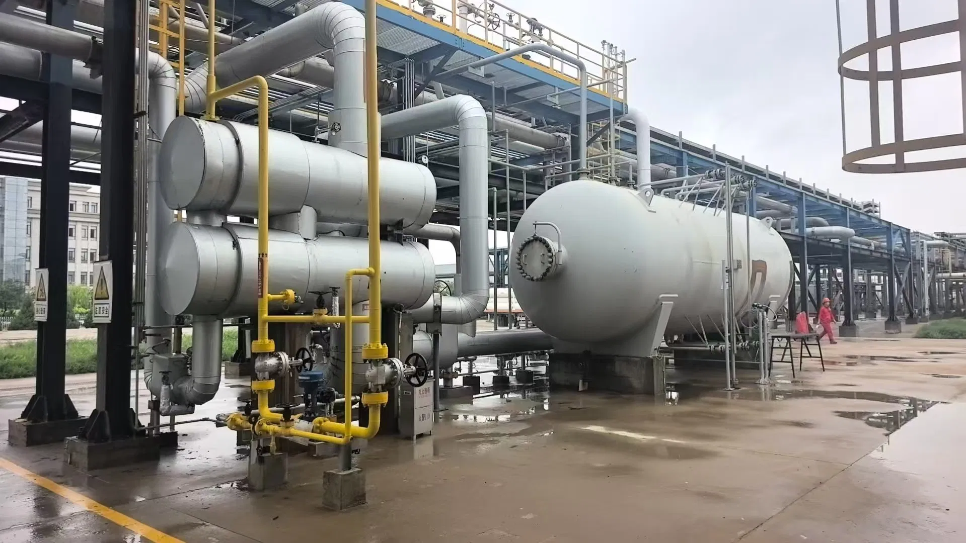 LNG Pressure Tank Liquefied Natural Gas System Plant Design Capacity