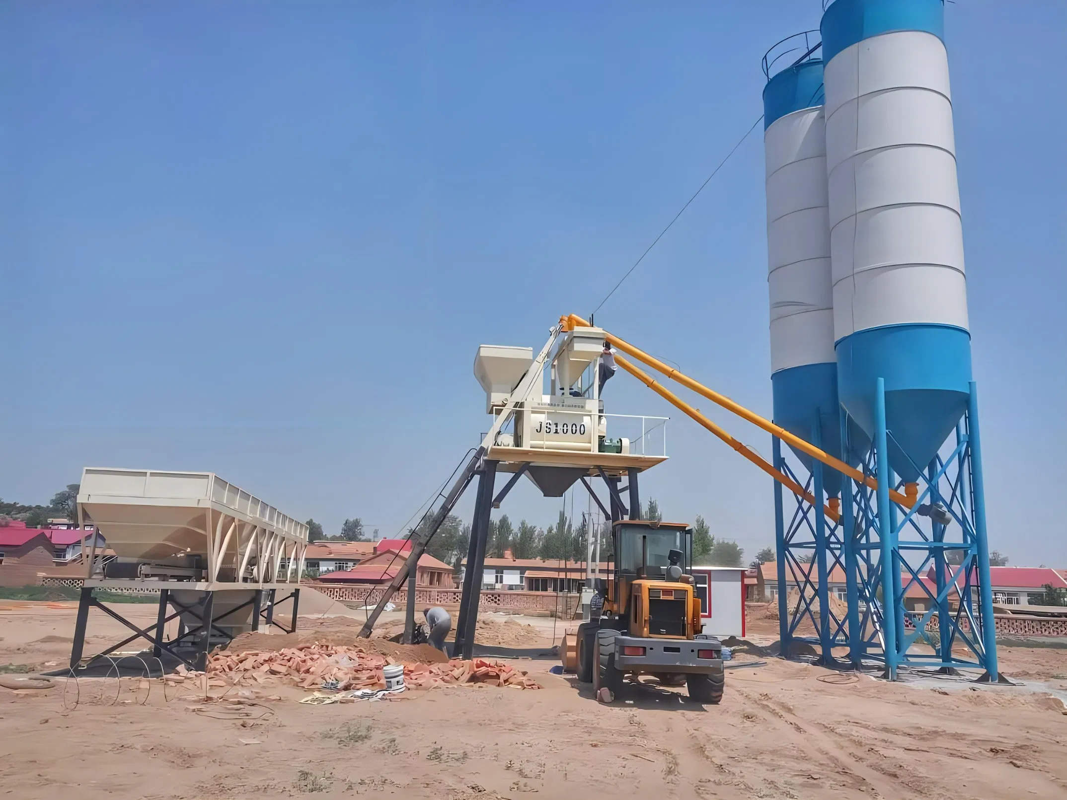 Hzs75 M3/H Modular Concrete Batching Plant: Flexible Configuration Options