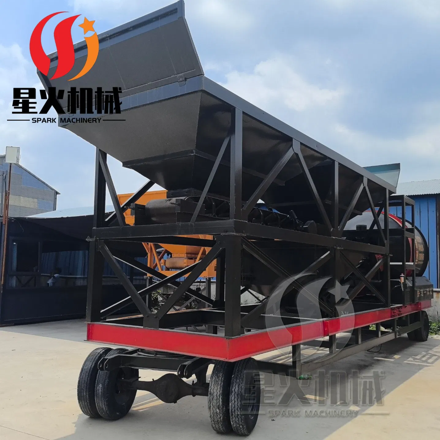 Eco-Friendly Concrete Batching Plant 25/35/50 M3/H Reducing Dust and Noise Emissions