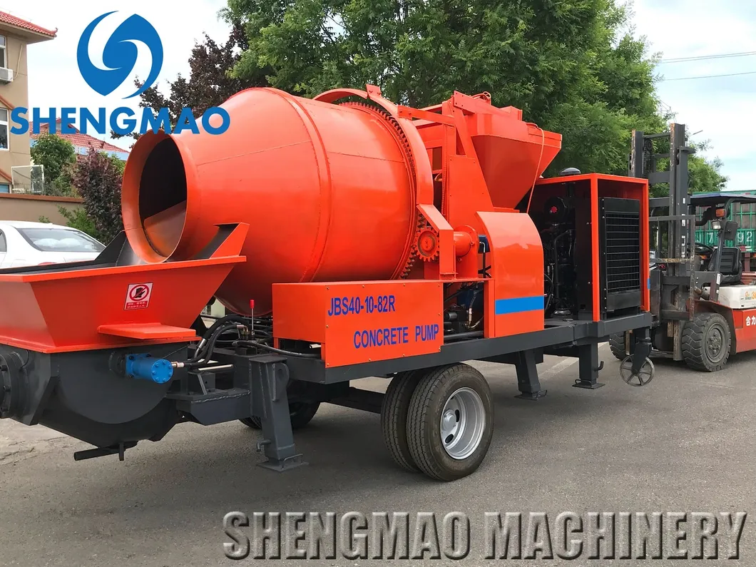 Concrete Pump with Mixer