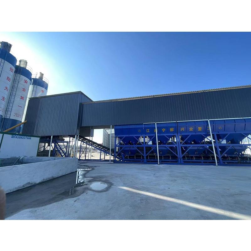 High-Efficiency Portable Concrete Batching Plant for Precast Cement