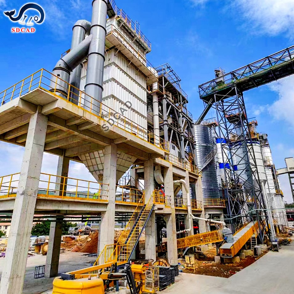 Dry Mix Plant Cement/Sand Batching System Capacity &amp; Automated Control for Construction