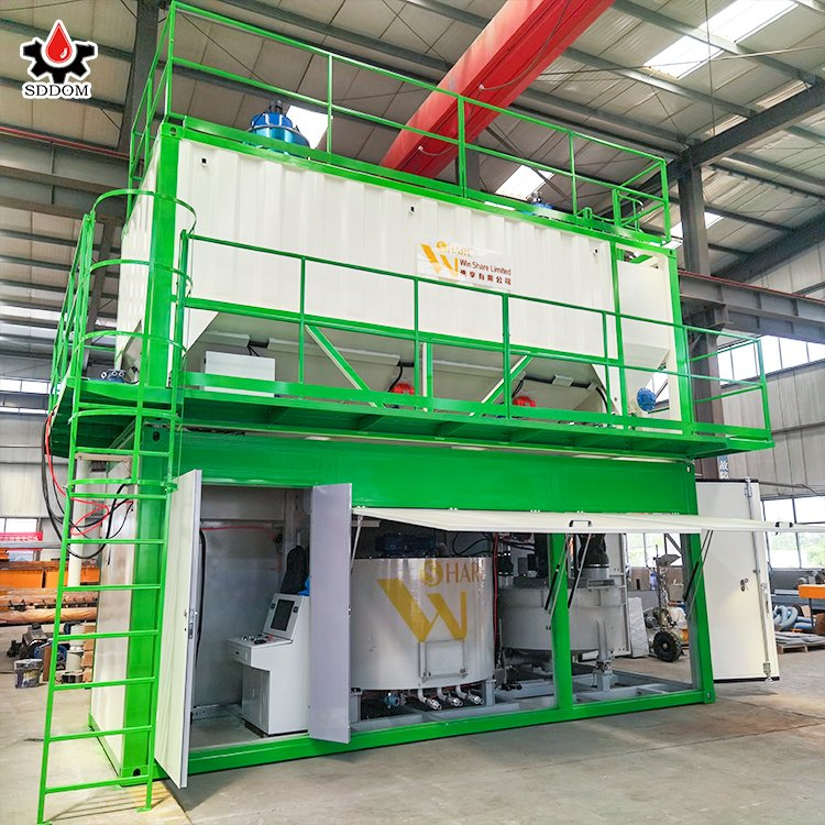 Integrated Design 30m3/H 40m3/H Grout Mixing Plant for Offshore Enginnering Work