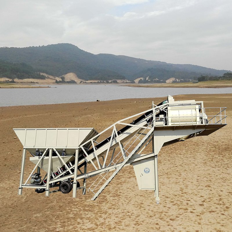 Car Mixer Concrete Batching Plant Ready Mix Concrete Plant