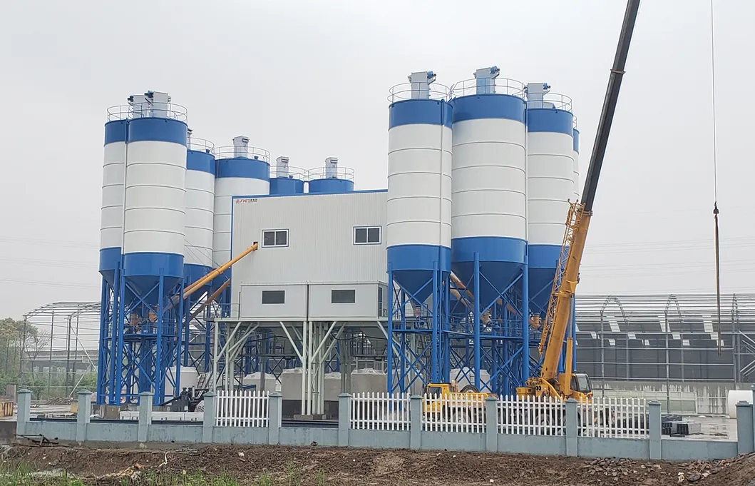 High Capacity Hzs300 Concrete Batching Plant