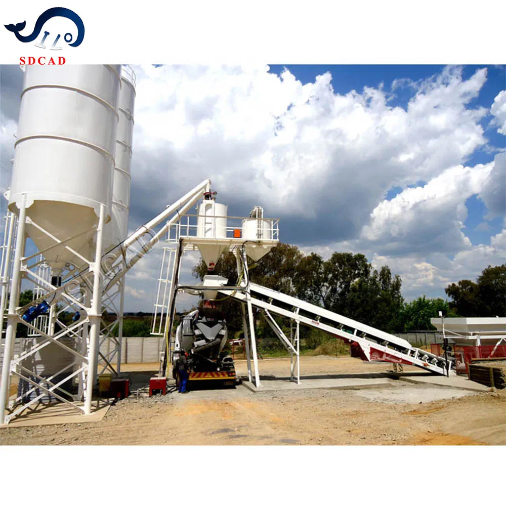 Low Cost Concrete Dry Batching Plant Designed for Small to Medium Scale Construction Needs