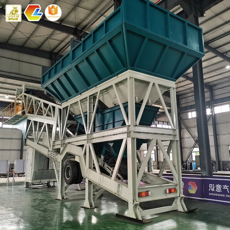 Eco-Friendly Truck Mounted Mobile Cement Concrete Batching Mix Plant for Sale