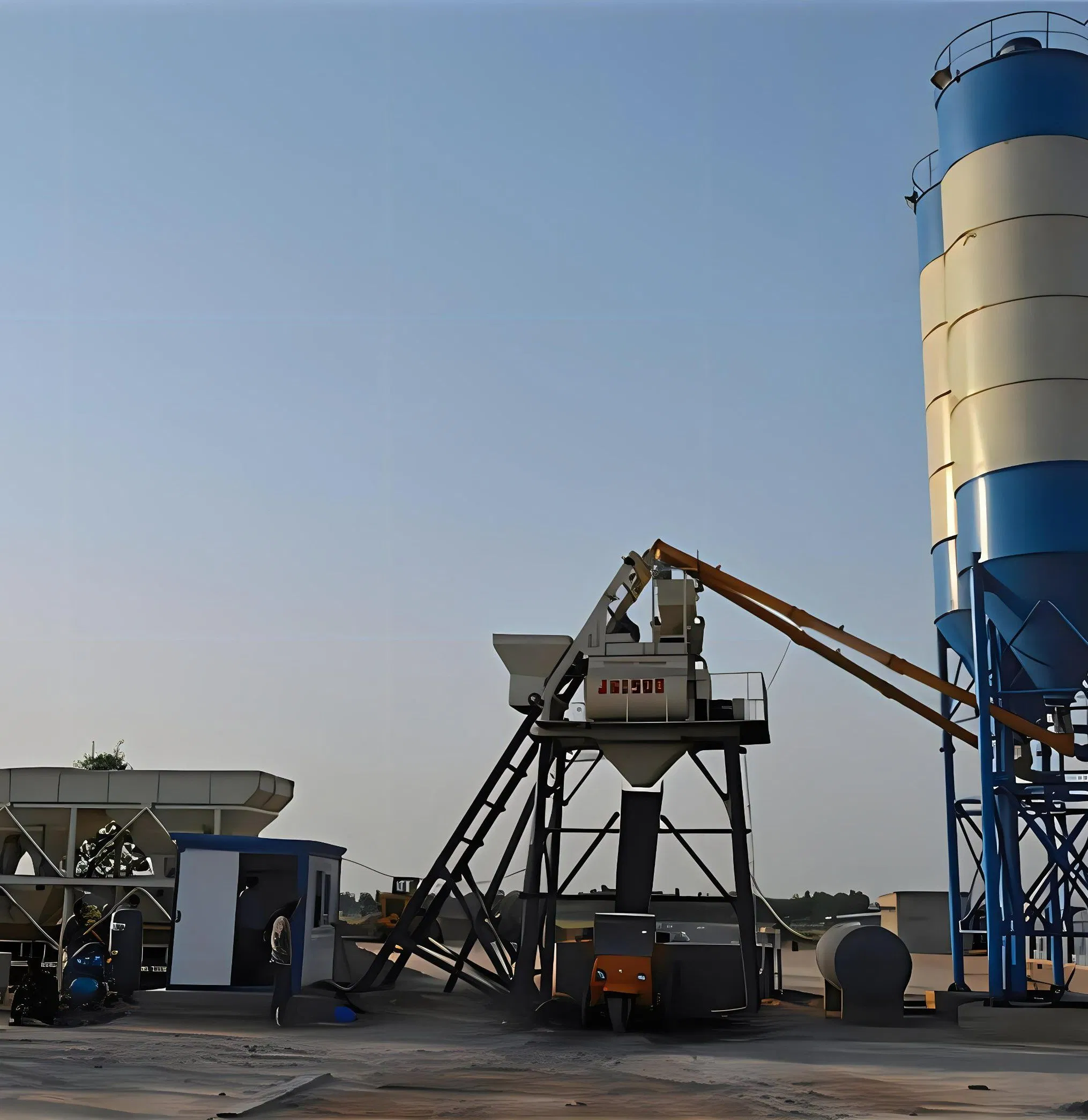 High-Output Concrete Batching Plant: Maximize Production Capacity Hzs25 M3/H