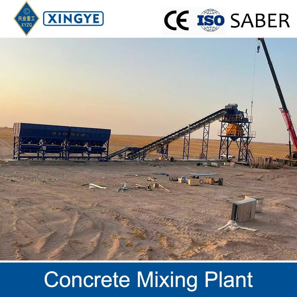 High-Efficiency Hzs180 Dry Mix Precast Concrete Batching Plant