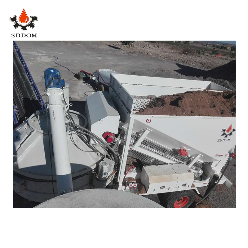 10 20 30 M3/H Concrete Construction Equipment Mobile Concrete Mixing Plant with Planetary Concrete Mixer Machine
