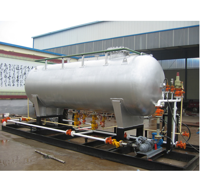 LPG Skid Station Mobile Cylinder Filling Station 5cbm LPG Gas Filling Plant