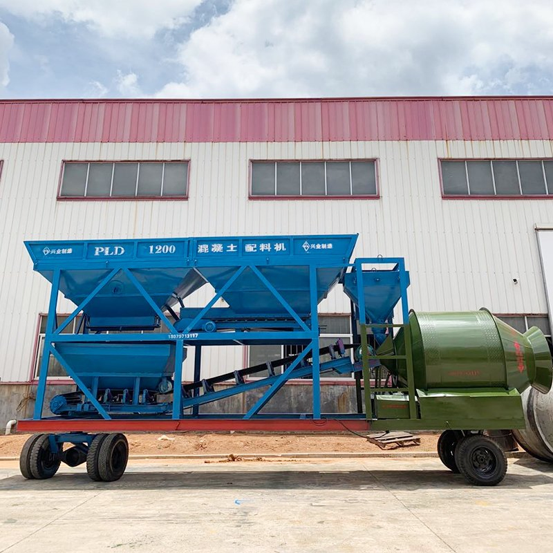 China Precast Concrete Machine Manufacturer Yhs90 Mobile Concrete Mixing Batching Plant