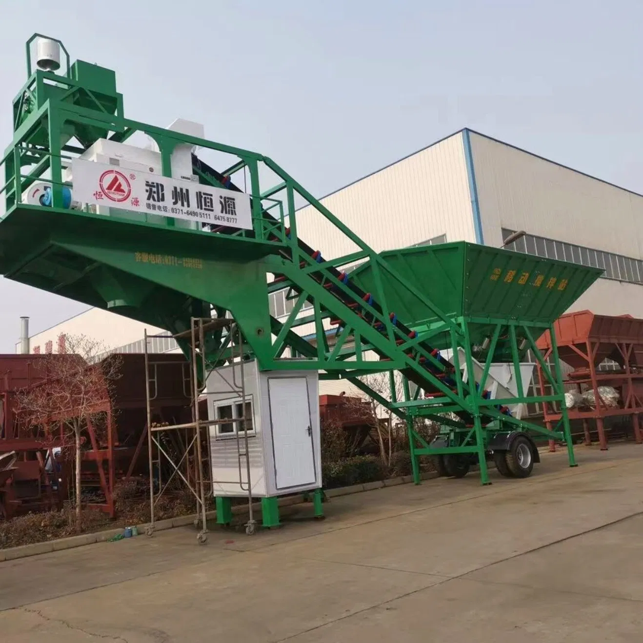 Planetary/Twin Shaft Concrete Mixer Compact Concrete Mixing Plant Small Concrete Batching Plant Cement Mixing Mobile Quipment Machinery for Sale