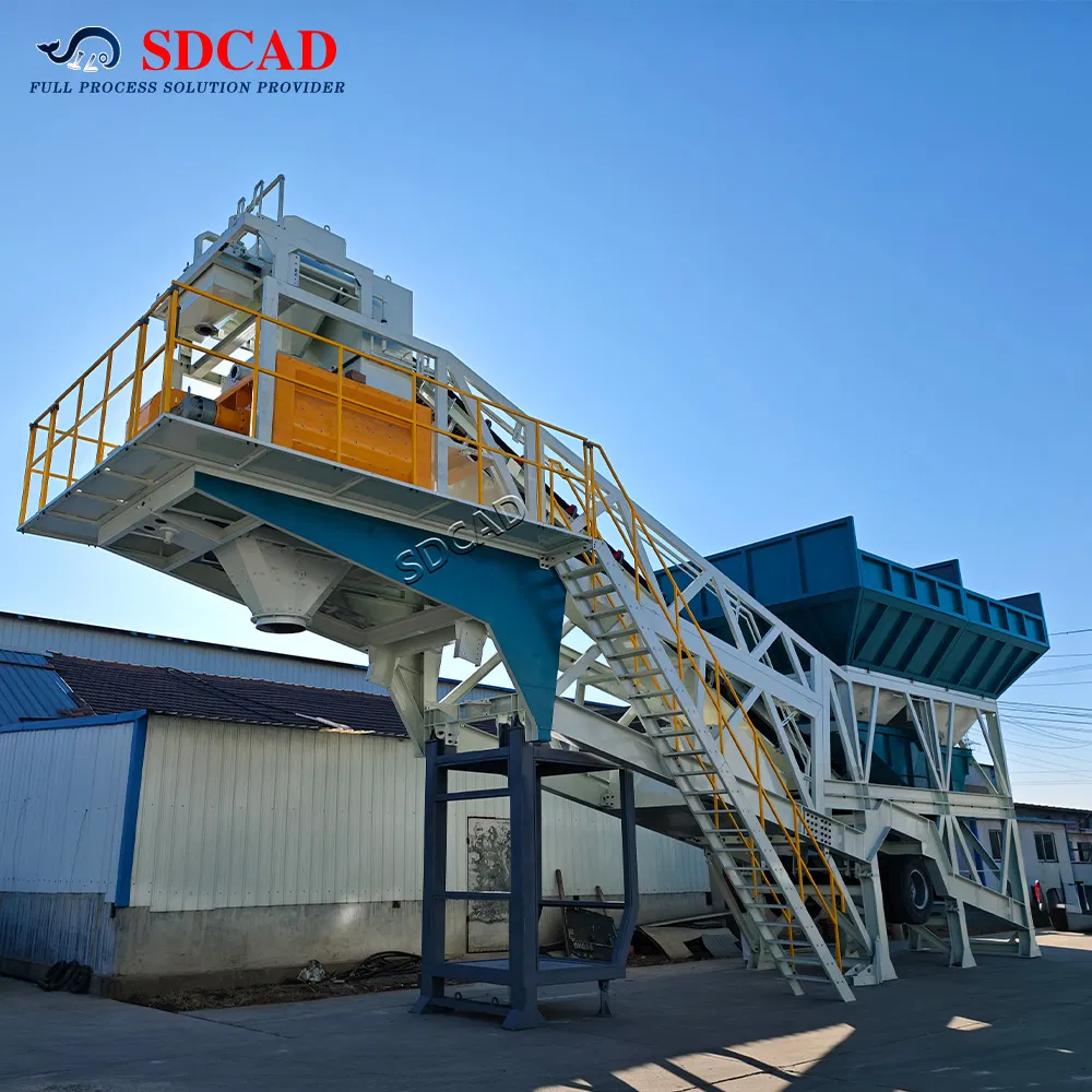 Jumbo Big Bag Bolted Cement Silo System with Integrated Mobile Concrete Plant