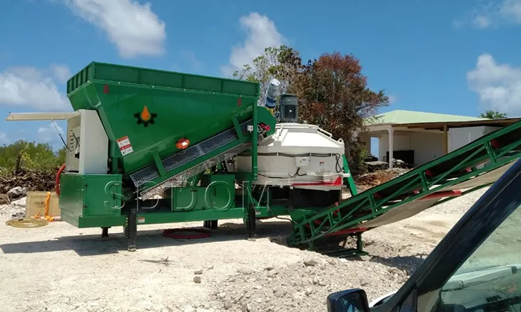 Wet Portable Concrete Mixing Plant