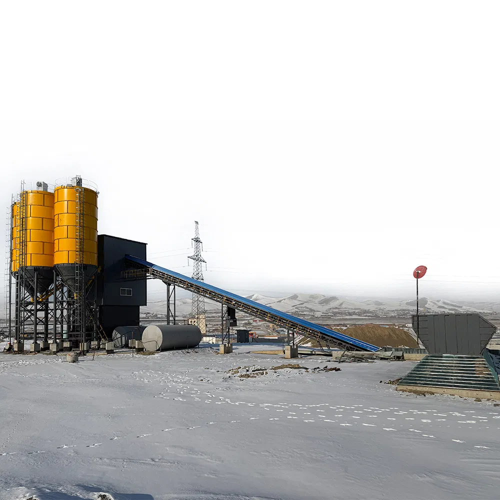 Hls120 Concrete Mixing Plant, Eco-Friendly Dust Removal &amp; High Precision Batching