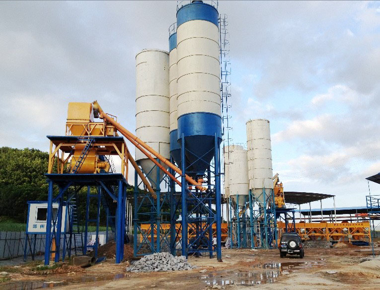 Ready-Mix Concrete Batching Plant with Sicoma Twin Shaft Mixer From China Manufacturer