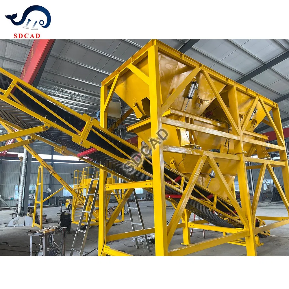 Compact Mobile Batching Solution for Quick Site Installation Needs Dry Concrete Batching Plant