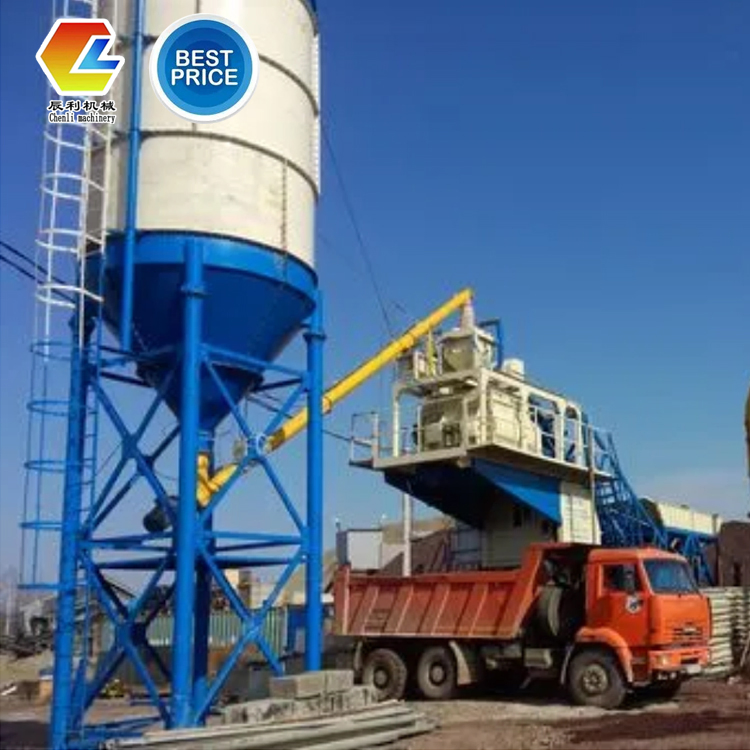 High Quality High Efficiency Concrete Batching Mix Plant Capacity 25-100 M3 / H