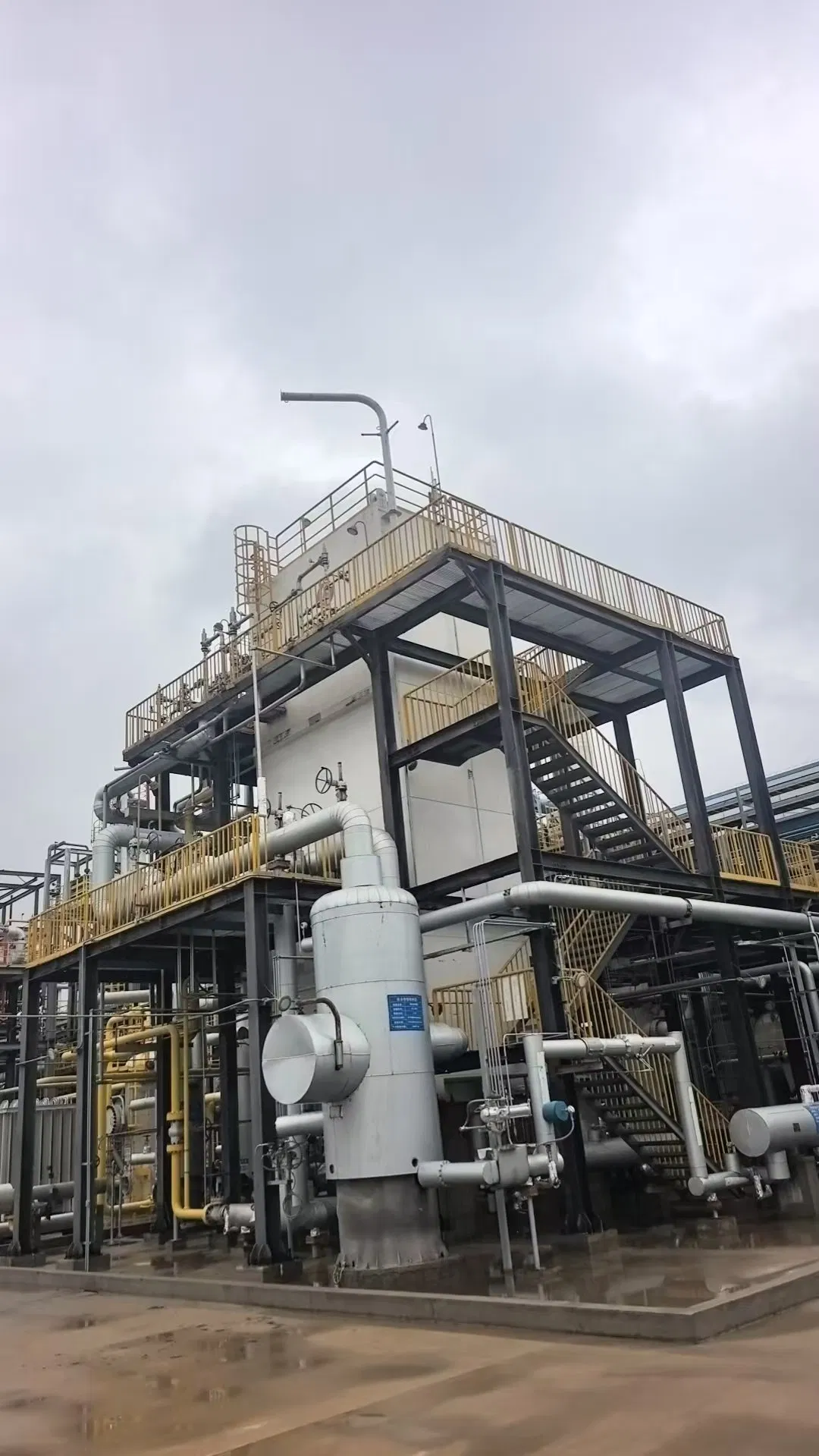 LNG Pressure Tank Liquefied Natural Gas System Plant Design Capacity