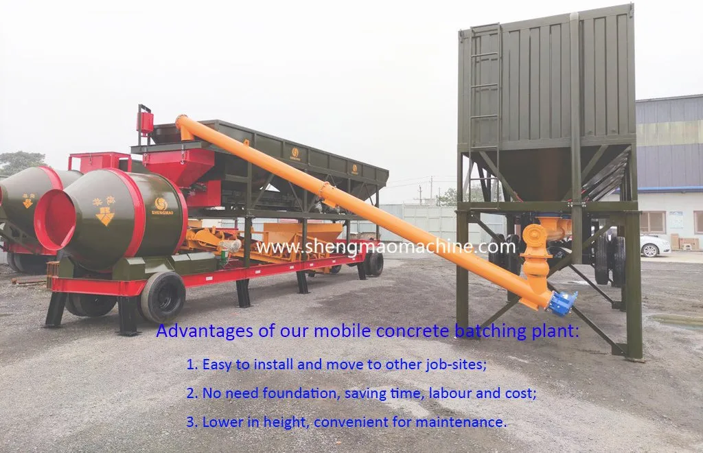 Mobile Concrete Batching Plant
