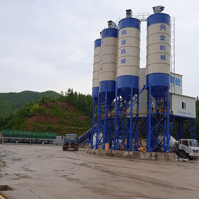 Construction Machinery Cement Plant 180 Cubic Meters Concrete Mixing Plant