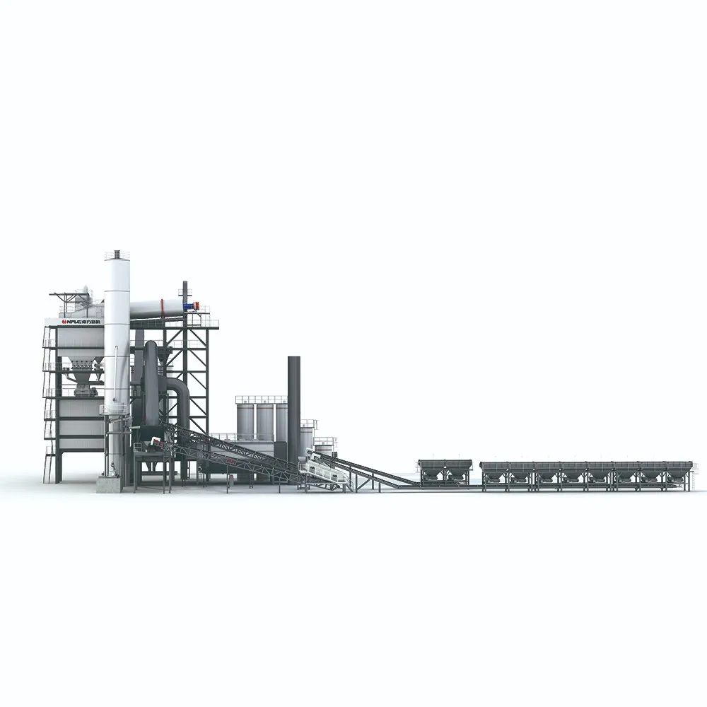 Energy Conservation Continuous Intermittent Integral Type Asphalt Concrete Mixing Plant