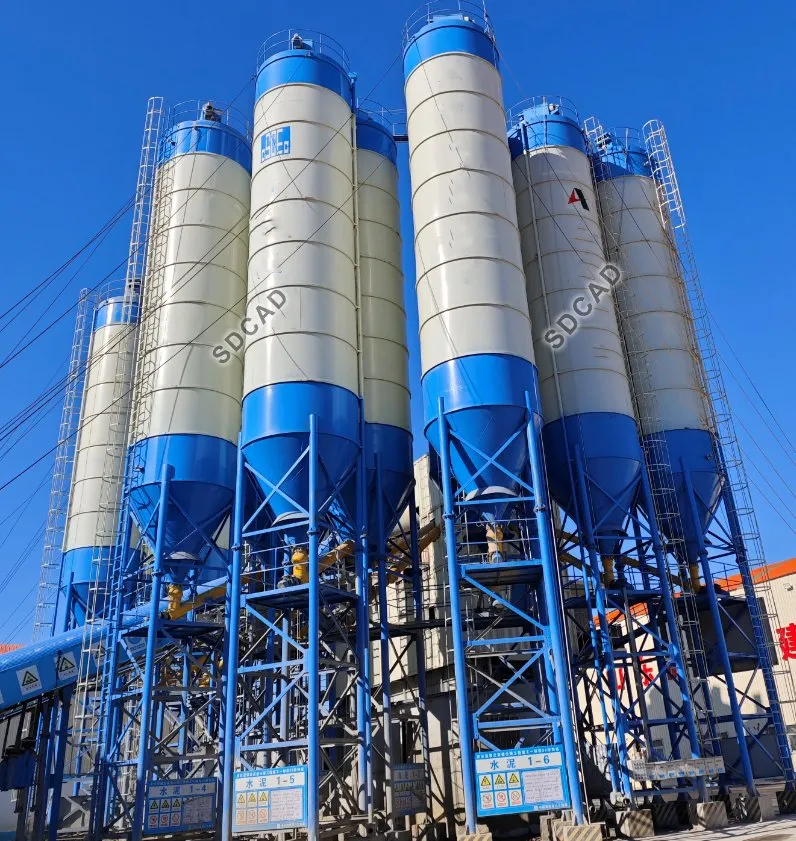 Bolted cement storage silo