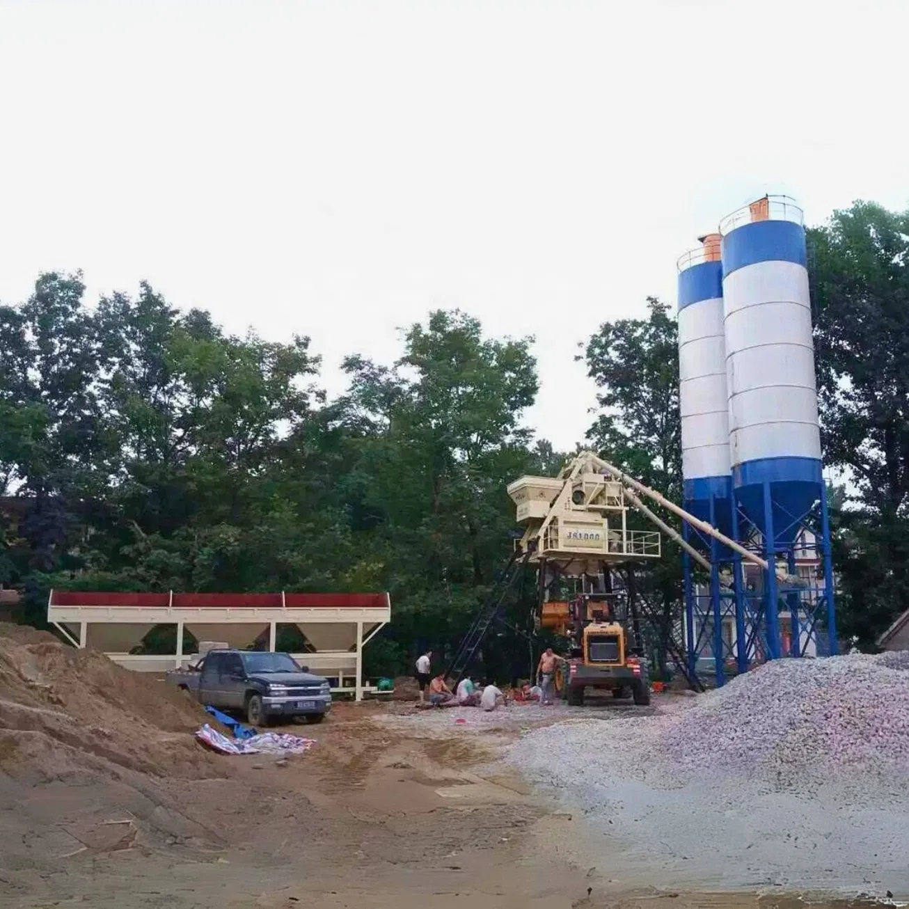 50cbm/H 75cbm/H 100cbm/H Concrete Plant Mpc 1000 Planetary Mixer Rmc Precast Concrete Batching/Mixing Plant